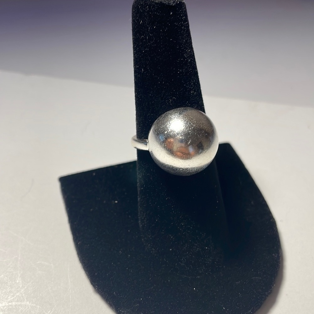 Sterling Silver Dome Ring Size 7